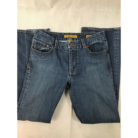 7 For All Mankind Denim - Seven 7 for all Mankind Premium Denim Bootcut Jeans Medium Wash Women's Size 8